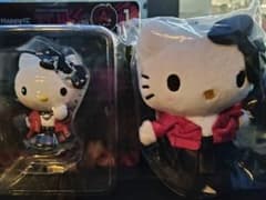 1番くじ　ハローキティ Punks Party フィギュア ぬいぐるみセットのサムネイル