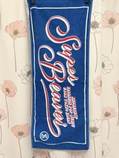 【SUPER BEAVER】オールドスクールタオル 青のサムネイル