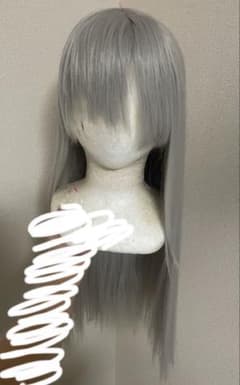 ホワイト　グレー　ロング　ウィッグ　　Assist アシスト　コスプレのサムネイル