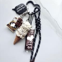 じゃらじゃらキーホルダー キーホルダー バッグチャーム アイス