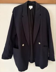 더블 재킷 H&M 감색