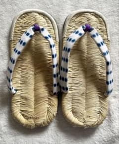 SOU・SOU 草履 藍染風 鼻緒のサムネイル