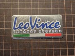 Discount available. LeoVince motorcycle muffler aluminum sticker.