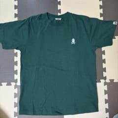A BATHING APE スカルロゴ Tシャツ グリーン Mのサムネイル