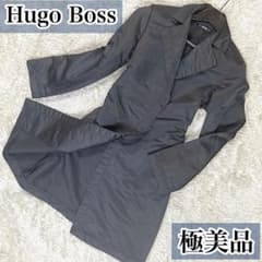 【極美品】ヒューゴボス　ロングコート　オーバーコート　撥水加工　ゴアテックス　黒のサムネイル