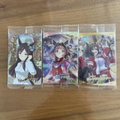 ウマ娘 プリティーダービー ミニキャラカード 3枚セットのサムネイル