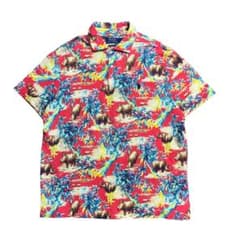 POLO RALPH LAUREN 폴로 셔츠 총 무늬 사이 무늬 동물 L