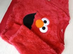 エルモ フリース トレーナー 赤のサムネイル