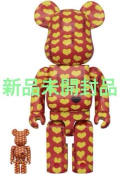 BE@RBRICK Yellow Heart Reverse 100％ 400％ - メルカリ