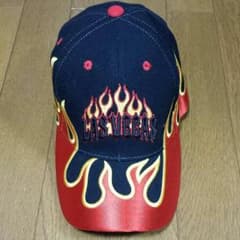 【新品 値下げ☆彡】ファイヤーパターンキャップのサムネイル