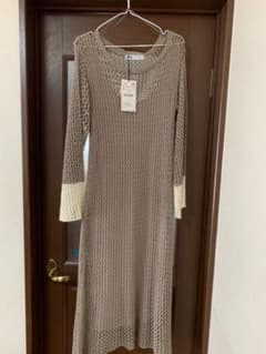 鍵網ワンピース zara レディース　ワンピースのサムネイル