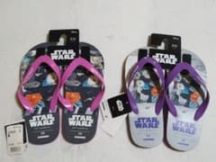 [신품 미사용] STAR WARS 비치 샌들 XS 사이즈 2 다리 세트