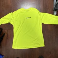 QUIKSILVER 長袖Tシャツ ネオンイエロー L - 5