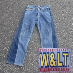 00s Y2K W&LT サイドラインパンツ！ 激レア デニム 裏原 アーカイブ