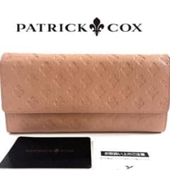 ✨新品✨PATRICK COX✨パトリックコックス✨長財布✨被せ✨ピンク 