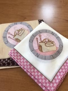 セリーヌハンカチ　＊2枚セットのサムネイル