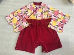 袴ロンパース 女の子 70のサムネイル