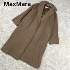 MaxMara カシミヤ100% ロングコート キャメル Lサイズ 白タグ - メルカリ