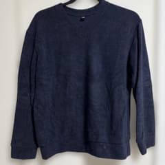 UNIQLO Vネックニット ネイビーのサムネイル
