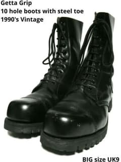 Getta Grip ゲッタグリップ イングランドブーツ 10ホールUK9 廃盤！美品！ビッグサイズUK9！ゲッタグリップ10ホール