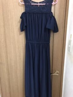 イング　紺色ロングワンピースのサムネイル