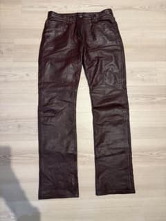 BURBERRY BLACK LABELレザー パンツ79 - メルカリ