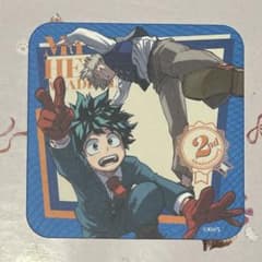 2周年JF2023 ヒロアカ アートコースター 緑谷出久 爆豪勝己rivals