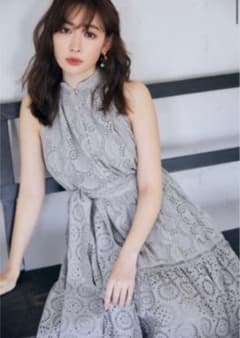 herlipto Lace trimmed belted dress Mサイズ - メルカリ