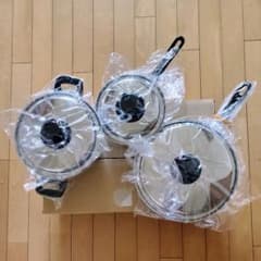 値下げしました。フライパン鍋セット(霜龍器物　エクストラ)のサムネイル