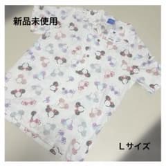신품 도쿄 디즈니 리조트 · 알로하 셔츠 · 카츄샤 무늬 · 유니섹스 · L