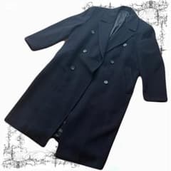 y2k 00s vintage 平成 ネイビー ダブルブレスト チェスターコート