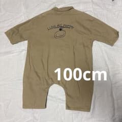 ベージュ オーバーオール 100cm 韓国子供服のサムネイル