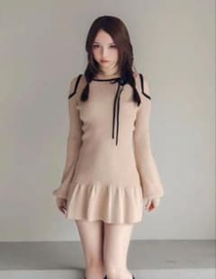 andmary Annie ribbon mini dressのサムネイル
