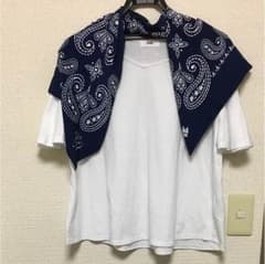 専用 RCWBのバンダナ付きカットソーのサムネイル