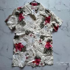 ✨美品✨ Kaluluwa カルルワ　 レーヨン アロハシャツM hn196