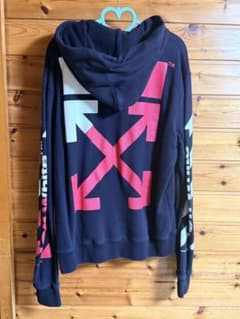 Off-White Diagonal Split Logo Hoodieのサムネイル