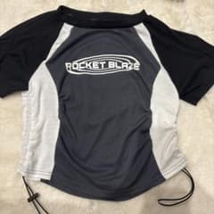 ROCKET BLAZE ロゴプリント 半袖Tシャツのサムネイル