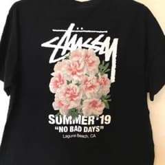 STUSSY  Tシャツ　レアな花柄　XLのサムネイル
