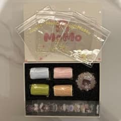 MoMo ミニロールケーキ4種＋マグネット&シール ほっこりスクイーズ