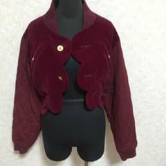 ヒステリックグラマー ベロアブルゾン スカラップデザイン 中古品 送料無料のサムネイル