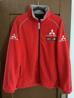 ランエボX ラリーアート RALLIART フリースジャケット レッド 希少のサムネイル