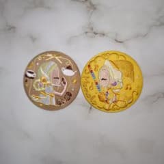 おジャ魔女どれみ刺繍缶バッジ　飛鳥ももこのサムネイル