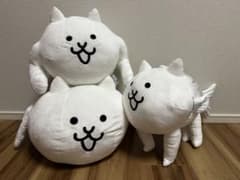【新品タグ付】にゃんこ大戦争　BIGぬいぐるみ　３個セット（※バラ売り不可）のサムネイル