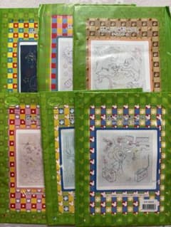 ディズニー 彩葉・刺し子の5重ガーゼクロス 手作りキット 全12種のうち６種のサムネイル