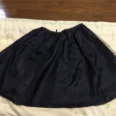 パニエ インナースカート ハーフ丈 黒のサムネイル
