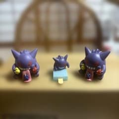 ひ*ん様 ポケモン ゲンガー フィギュア 3体セットのサムネイル