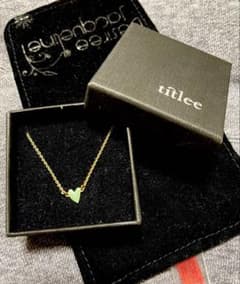 titlee 하트 목걸이 상자 포함