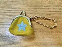 AYANOKOJI あやの小路　ミニがま口ストラップ　イエロー　イニシャル★のサムネイル