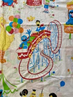 入園入学準備/セサミストリート/ビンテージシーツ/入園グッズ/ハンドメイドのサムネイル