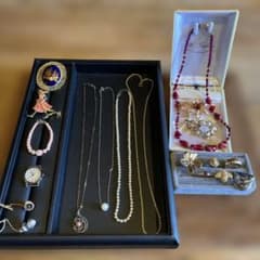 S*e様 ⭐︎B 遺品整理　まとめ売り　終活　ヴィンテージ　アクセサリー　ネック 遺品 生前整理 ヴィンテージ風ネックレスセット他まとめ売り - メルカリ